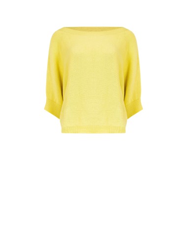 Oversized katoenen trui met vleermuismouwen Rinascimento