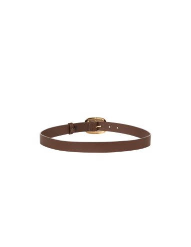 Smalle riem van glad imitatieleer met RR Rinascimento-logo