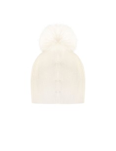 Muts van een viscose-angoramix met lurexdecoratie en een pompon van synthetische bont, Rinascimento 2