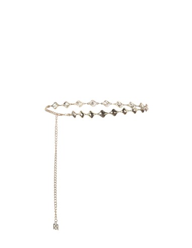 Riem met juweelketting en cabochonkristallen in renaissancestijl