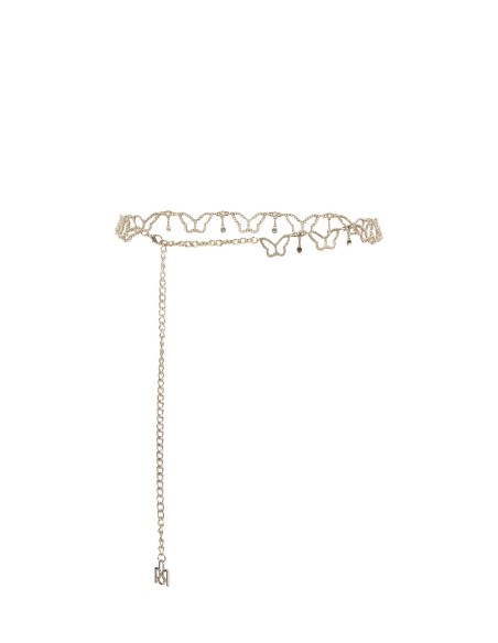 Riem met sieradenketting in de vorm van vlinders met strass-steentjes van Rinascimento