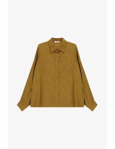 Ruimvallend shirt met lange mouwen en knopen Dixie 2