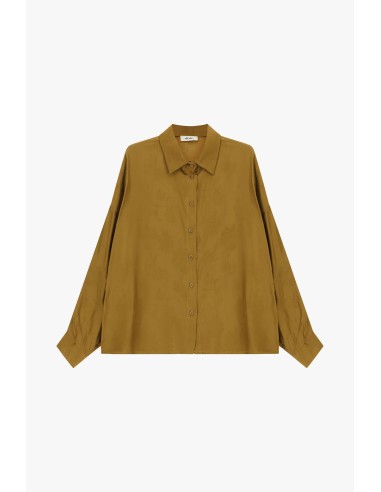 Ruimvallend shirt met lange mouwen en knopen Dixie