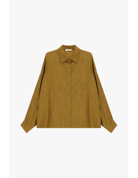 Ruimvallend shirt met lange mouwen en knopen Dixie
