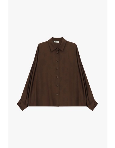 Ruimvallend shirt met lange mouwen en knopen Dixie