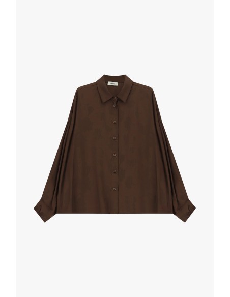 Ruimvallend shirt met lange mouwen en knopen Dixie
