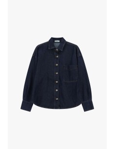 Oversized overhemd met borstzakje en knopen aan de voorkant Dixie