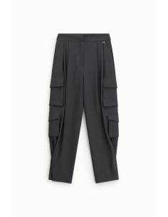 Dixie pantalon met opgestikte zijzakken