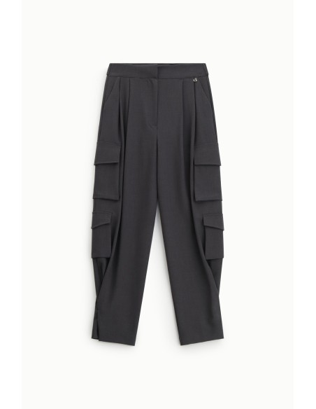 Dixie pantalon met opgestikte zijzakken