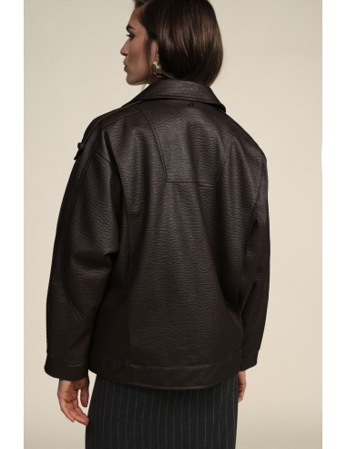 Korte jas met maxi-revers en voorzakken Dixie