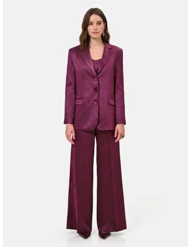 Getailleerde blazer van jacquard-satijn Rinascimento