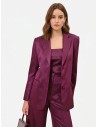 Getailleerde blazer van jacquard-satijn Rinascimento