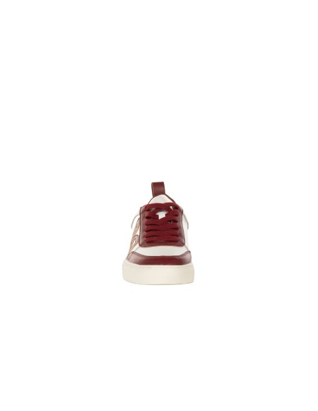 Bicolor sneakers van imitatieleer met RR Rinascimento-logo