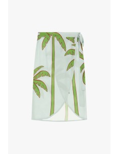 Dixie wikkelrok met palmprint 2