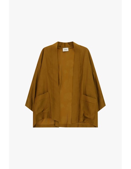 Dixie blazer in kimonomodel met ruime pasvorm en zakken aan de voorkant