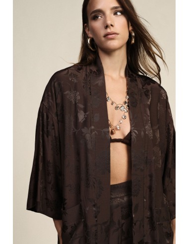 Dixie blazer in kimonomodel met ruime pasvorm en zakken aan de voorkant