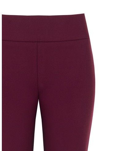 Uitlopende broek van scuba crêpe met tailleband van Rinascimento