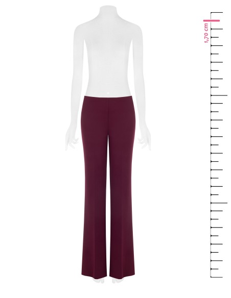 Rechte broek van scuba-crêpe met elastische taille – Rinascimento