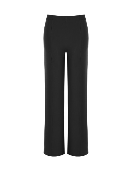 Palazzo-broek van scuba-crêpe met elastische taille Rinascimento