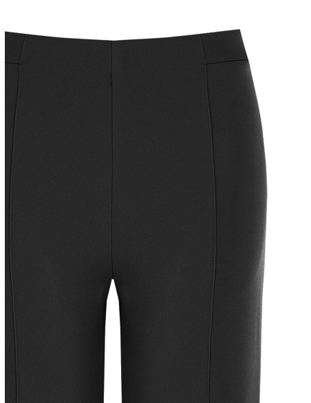 Palazzo-broek van scuba-crêpe met elastische taille Rinascimento