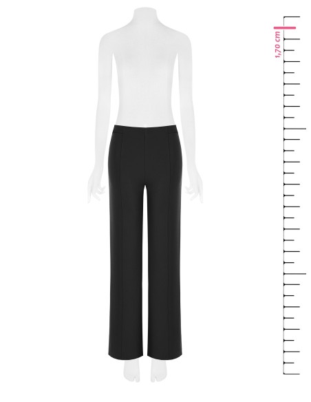 Palazzo-broek van scuba-crêpe met elastische taille Rinascimento