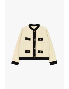 Kort vest met geometrisch motief en vier zakken van Dixie