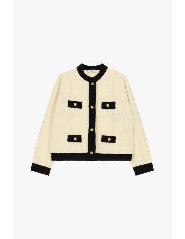 Kort vest met geometrisch motief en vier zakken van Dixie