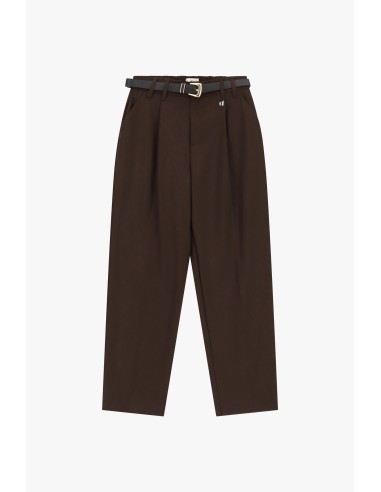 Dixie pantalon op maat met hoge taille en riem