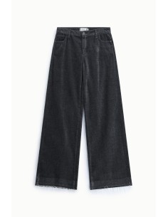 Broek met vijf zakken en wijde pijpen Please 2