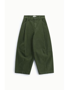 Palazzobroek met hoge taille en plooien graag