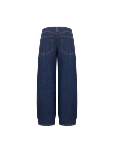 Balloonjeans met stiksels aan de voorkant van Rinascimento