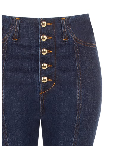 Stretch skinny jeans met zero wash van Rinascimento