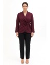 Curvy wikkelblazer van cadistof van Rinascimento Curvy