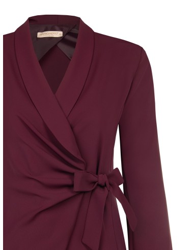 Curvy wikkelblazer van cadistof van Rinascimento Curvy