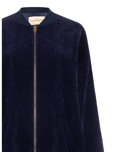 Oversized bomberjack van fluweel Rinascimento