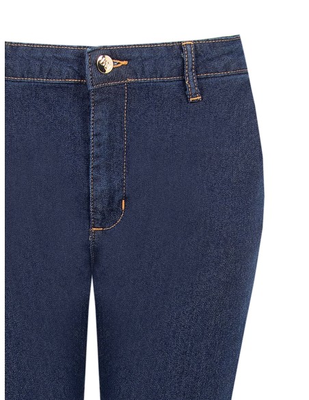 Straight jeans met stretch Rinascimento