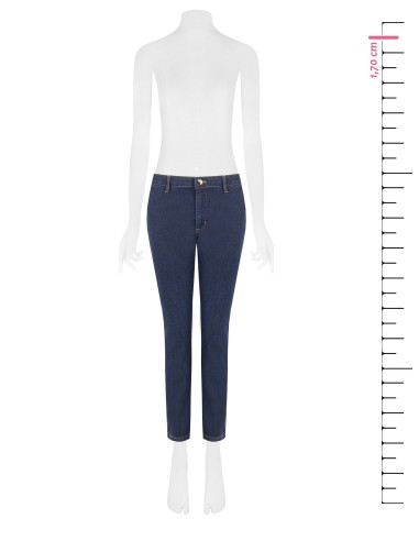 Straight jeans met stretch Rinascimento
