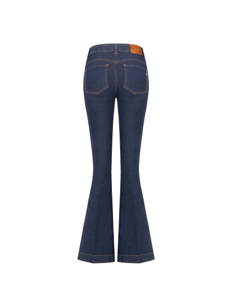 Flared jeans met contrasterende stiksels Rinascimento