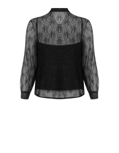 Set van een curvy top en kanten blouse met strik Rinascimento Curvy
