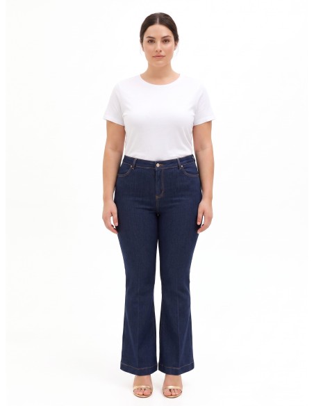 Stretch Curvy Flare-jeans van Rinascimento Curvy