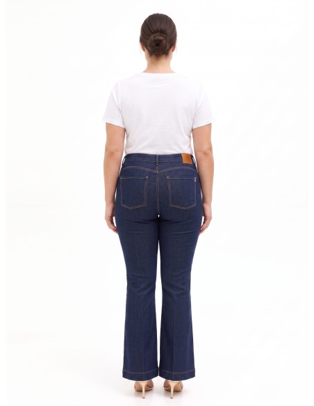 Stretch Curvy Flare-jeans van Rinascimento Curvy