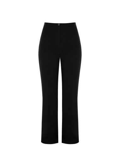 Curvy palazzo-broek van cadistof met elastiek aan de achterkant – Rinascimento Curvy