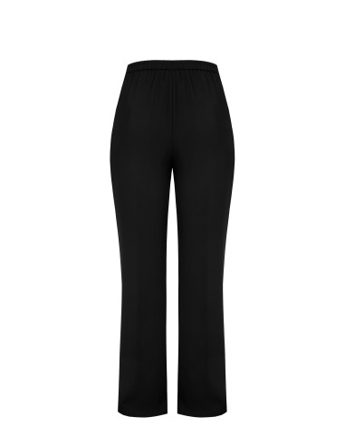 Curvy palazzo-broek van cadistof met elastiek aan de achterkant – Rinascimento Curvy