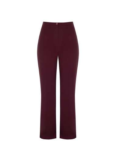 Curvy palazzo-broek van cadistof met elastiek aan de achterkant – Rinascimento Curvy