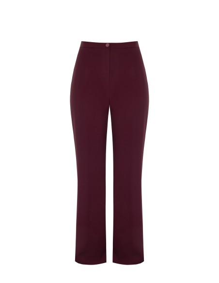 Curvy palazzo-broek van cadistof met elastiek aan de achterkant – Rinascimento Curvy