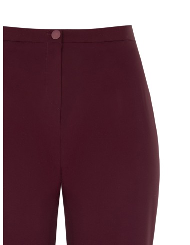 Curvy palazzo-broek van cadistof met elastiek aan de achterkant – Rinascimento Curvy