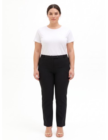Curvy sigarettenbroek van cadistof met elastiek aan de achterkant Rinascimento Curvy