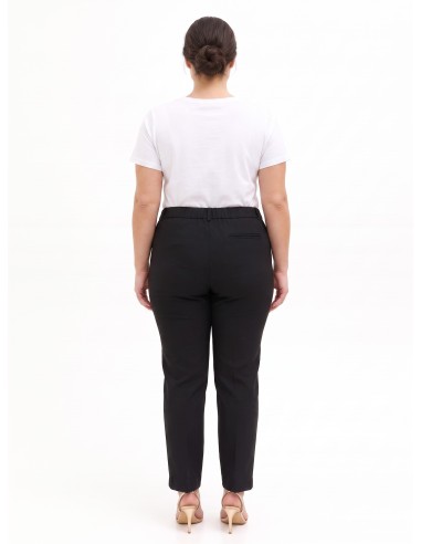 Curvy sigarettenbroek van cadistof met elastiek aan de achterkant Rinascimento Curvy