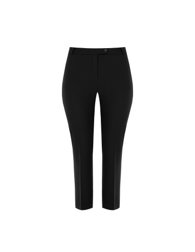 Curvy sigarettenbroek van cadistof met elastiek aan de achterkant Rinascimento Curvy