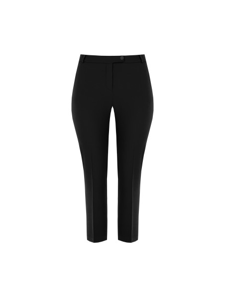 Curvy sigarettenbroek van cadistof met elastiek aan de achterkant Rinascimento Curvy